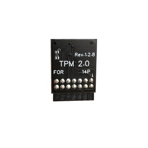 jdstty TPM2.0-Verschlüsselungs Sicherheitsmodul Remote Karte Verbessertes LPC TPM2.0-Prozessormodul 14-polige Platine Für Motherboards von jdstty