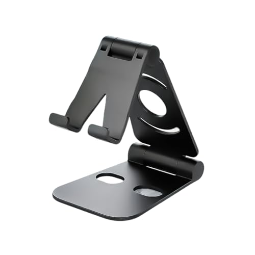 jdstty Tabletop Phone Stand Angles Height Adjustable Cellphone Cradles Tablet Holder Mount Foldable Stand For Watching Video von jdstty