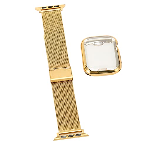 jerss Uhrenarmband, Kratzfeste Uhrenschutzhülle, Ersatzzubehör, Flexibel für Reparateure für Zuhause (Gold) von jerss
