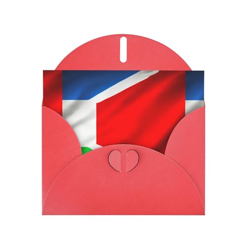 jingong Costa Rica-Flagge, 1 Druck, Dankeskarte, festliches Grußkarten-Set, 10 x 15 cm, blanko, für alle Anlässe von jingong