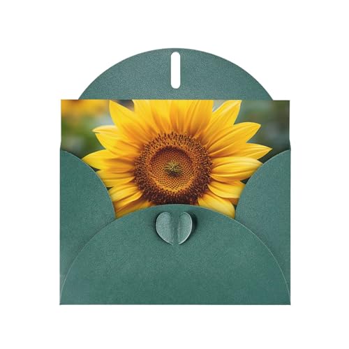 jingong Dankeskartenset mit abstraktem Sonnenblumen-Druck, festliches Grußkarten-Set, 10,2 x 15,2 cm, blanko, für alle Anlässe von jingong