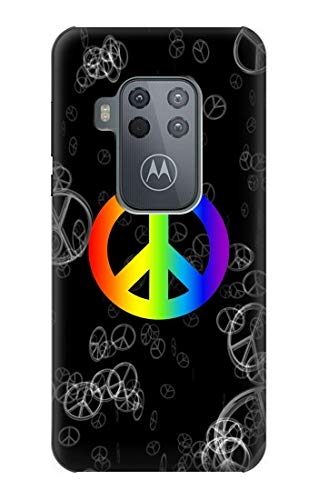 Peace Sign Hülle Schutzhülle Taschen für Motorola Moto One Zoom, Moto One Pro von Innovedesire