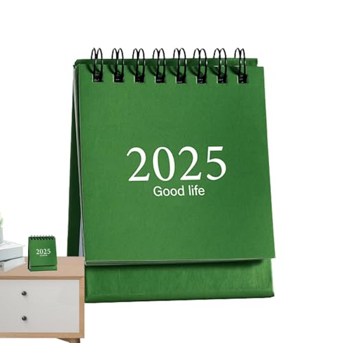 jlceh Schreibtischkalender Standkalender,-Standkalender, 2025 Planung Tagesplanung 360-Grad-Umblättern, Wendekalender für das Klassenzimmer, Monatsplan, doppelseitig für Meditationen, Reflexionen, von jlceh