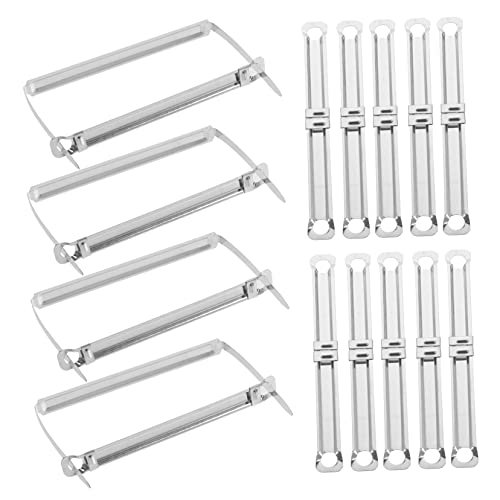 jojofuny 100 Stück Bindeclip aus Metall Clips Schreibwaren Lustige Heftklammern Jumbo farbig Gold 2-Loch-Bindermechanismus Bindeklammern Stanzmechanismen für Ordner Silver jojofuny 100 Stück Bindeclip aus Metall Clips Schreibwaren Lustige Heftklammern Jumbo farbig Gold 2-Loch-Bindermechanismus Bindeklammern Stanzmechanismen für Ordner Silver von jojofuny