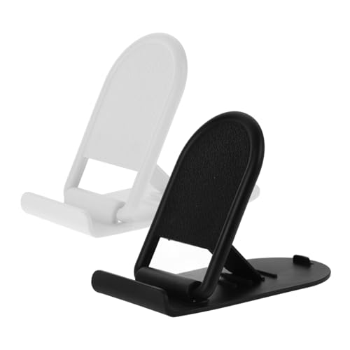 jojofuny 2 Stück Handyhalter Für Mobiltelefone Handy Ständer Monitor Riser Ständer Flugzeug Handyhalter Handyhalter Auf Dem Schreibtisch Kabellose Doppel Telefonhalterung Desktop von jojofuny