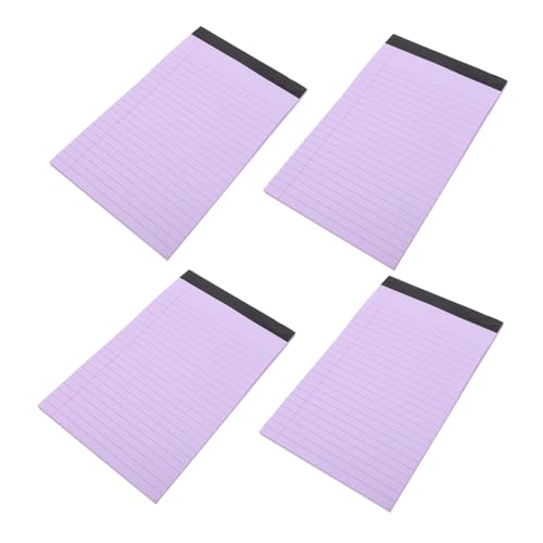 jojofuny 4 Stück Notizblock aus Papier Notizen Arbeiten Rosa Schreiben Notizbücher büroartikel Rechtliche Notizbuch Planer Notizbuch Notepad abreißen A5-Notizblock im Taschenformat Violett jojofuny 4 Stück Notizblock aus Papier Notizen Arbeiten Rosa Schreiben Notizbücher büroartikel Rechtliche Notizbuch Planer Notizbuch Notepad abreißen A5-Notizblock im Taschenformat Violett von jojofuny