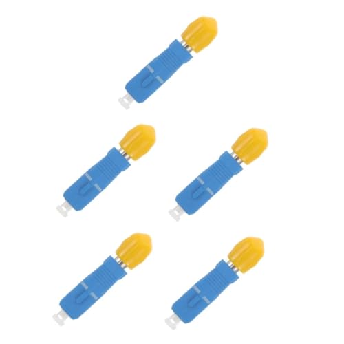jojofuny 5St Glasfaseradapter Faseroptik Adapter Hybrid-Adapter-Konverter optischer Leistungsmesser optisches ausrüstungswerkzeug LWL-Anschlüsse Visueller Fehlersucher Metall von jojofuny