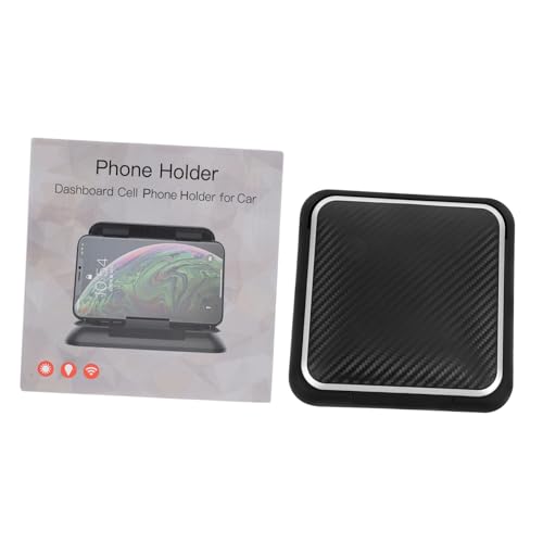 jojofuny Halterung Für Autotelefon Auto-Handy-Halterung Handy Rahmen Handy-unterstützung Autohalter Für Mobiltelefone Multifunktionaler Autohalter Autotelefonständer Pu Black von jojofuny