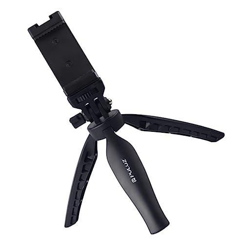 jojofuny Stativ Clip Mobiltelefon Tischplatte Kamera Handy stabilisator tischdeckenklammern/Screw Hole stabilizer Foldable stabilizer Camera Holder Foldable Tripod Plastik Black von jojofuny