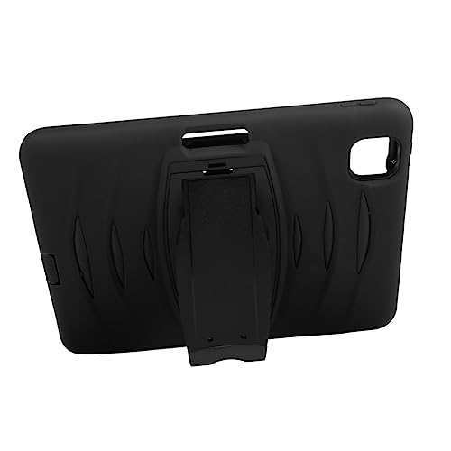 jojofuny Tablethülle schutzkoffer tabletständer tablett halterungen Wear Resistant case Tablet gehäuse strapazierfähige Tablet-Hülle Stoßfester robuster Fall für Tablet Kieselgel Black von jojofuny