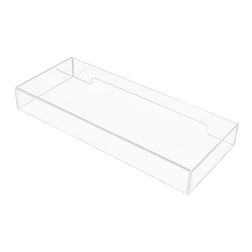 jojofuny Tastatur Schutz Abdeckung Tastaturabdeckungen Für Desktop Desktop-Tastatur Schreibtischschutz Bank Tastatur Mechanisch Stand Desktop-Schutz Tischständer Bewachen Transparent Acryl von jojofuny