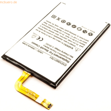 k.A. Akku für Blackberry BPCLS00001B Li-Pol 3,8 Volt 2500 mAh schwarz von k.A.