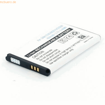 k.A. Akku für Samsung GT-E2550 Li-Ion 3,7 Volt 600 mAh schwarz von k.A.