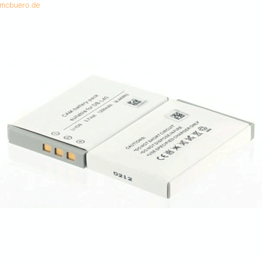 k.A. Akku für Sanyo DB-L40 Li-Ion 3,7 Volt 1100 mAh grau von k.A.