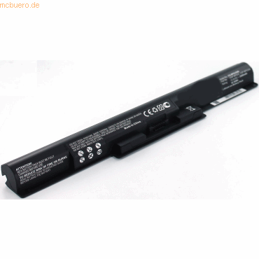 k.A. Akku für Sony SVF1521F2EW Li-Ion 14,8 Volt 2200 mAh schwarz von k.A.