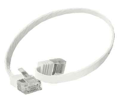 kab24® flexibles Netzwerkkabel Patchkabel Computerkabel LAN Kabel CAT6 UltraSlim dünnes Flachkabel GBit/s von kab24