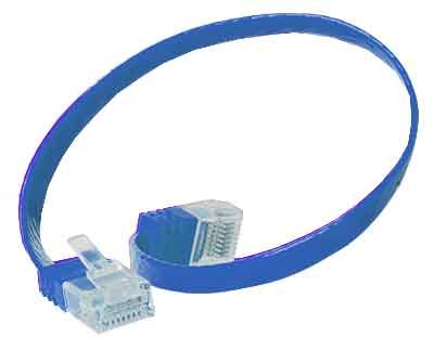 kab24® flexibles Netzwerkkabel Patchkabel Computerkabel LAN Kabel CAT6 UltraSlim dünnes Flachkabel GBit/s von kab24