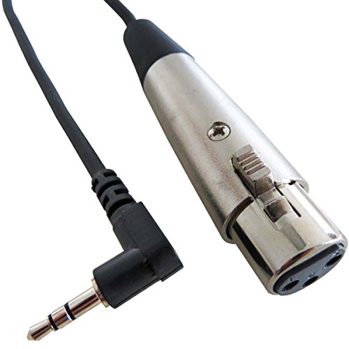 KEEPDRUM MC-025XJ Audio-Kabel 30cm XLR-Female - TRS 3,5mm Miniklinke für DV-Kameras Mikrofonkabel von keepdrum