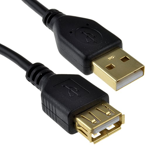 Vergoldeten USB 2,0 Verlängerung Anschlusskabel 24AWG Hoch Geschwindigkeit Kabel A Stecker Zum Buchse 0,15 m [0.15 Meter/0,15m] von kenable