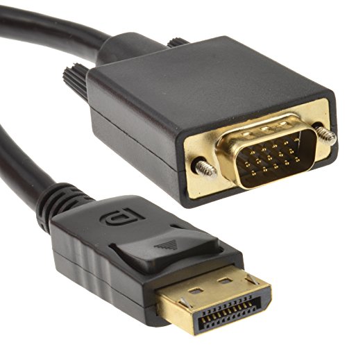 kenable DisplayPort Stecker Zum SVGA/VGA 15 Polig Männlich Stecker Video Kabel Vergoldeten 5 m [5 Meter/5m] von kenable