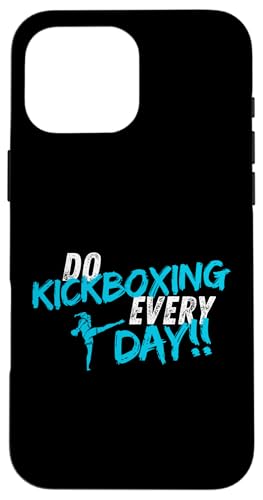 Hülle für iPhone 16 Pro Max Kickboxen jeden Tag von kickboxing training fight kick thaiboxing martial