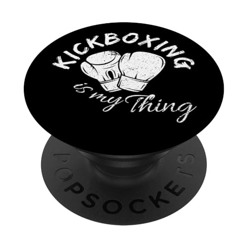 Kickboxen ist mein Ding PopSockets Klebender PopGrip von kickboxing training fight kick thaiboxing martial