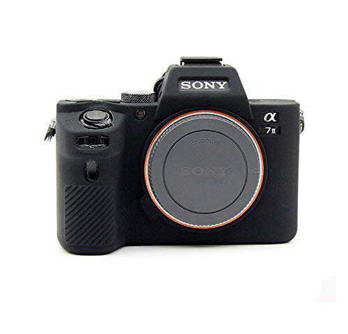 kinokoo Kameratasche Silikon Hülle Kompatibel für Sony A7 II / ILCE-7M2/A7M2/α7 II (Schwarz) von kinokoo
