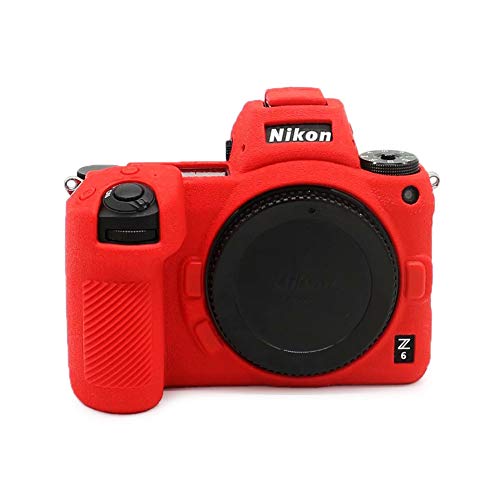 kinokoo Silikon-Schutzhülle kompatibel für Nikon Z6 Z7 Schutzhülle (rot, rutschfeste Textur) von kinokoo