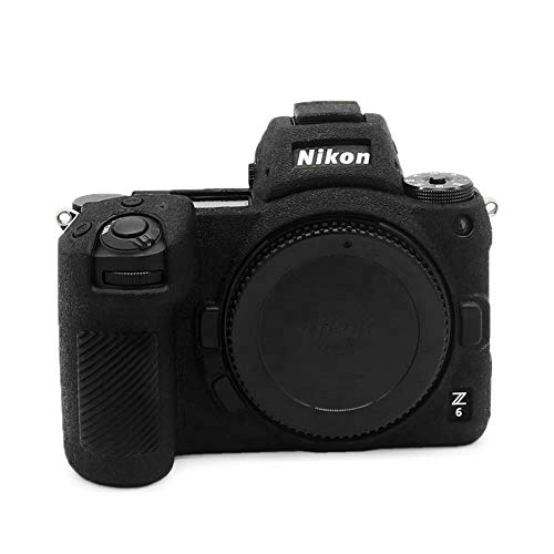kinokoo Silikon-Schutzhülle kompatibel für Nikon Z6 Z7 Schutzhülle (schwarz, rutschfeste Textur) von kinokoo
