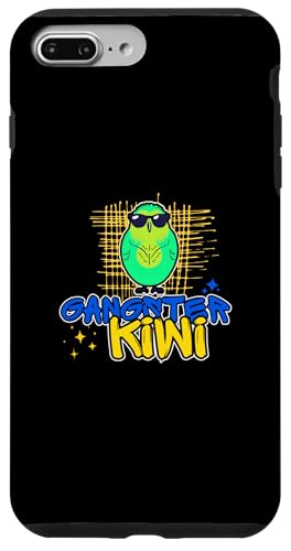 Hülle für iPhone 7 Plus/8 Plus Gangster Kiwi Lustiger Comic-Stil von kiwi bird kiwi fruit ratite maori new zealand