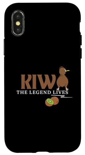 Hülle für iPhone X/XS Kiwi Die Legende lebt von kiwi bird kiwi fruit ratite maori new zealand