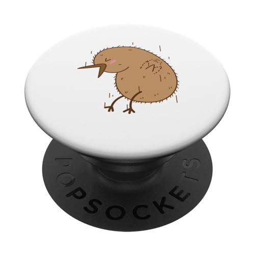 Kiwi-Vogel im freien Fall PopSockets Klebender PopGrip von kiwi bird kiwi fruit ratite maori new zealand