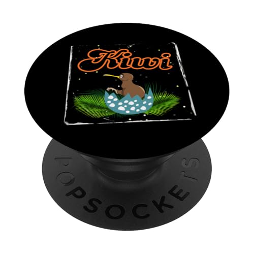 Kiwi schlüpft aus einem Ei PopSockets Klebender PopGrip von kiwi bird kiwi fruit ratite maori new zealand