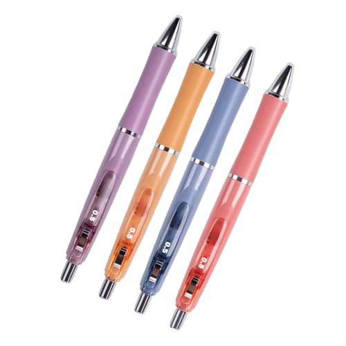 kokdid 0,5 mm Gel-Tintenstift, ästhetischer, neutraler Stift, einziehbar, schwarze Tinte, kreativer Druckstift für Journaling, Notizen von kokdid