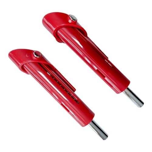 kowaku Stabiler Gewichtsstift für Fitnessgeräte, 15 cm Lang, 2 Stücke Rot 9.5 MM von kowaku