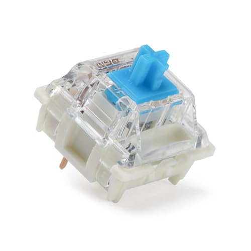 Gateron 5pin G Blue Pro 3.0 Schalter vorgeschmiert RGB SMD Clicky für Gaming Mechanische Tastatur (36Pcs, Pro Blue 3.0) von kutethy