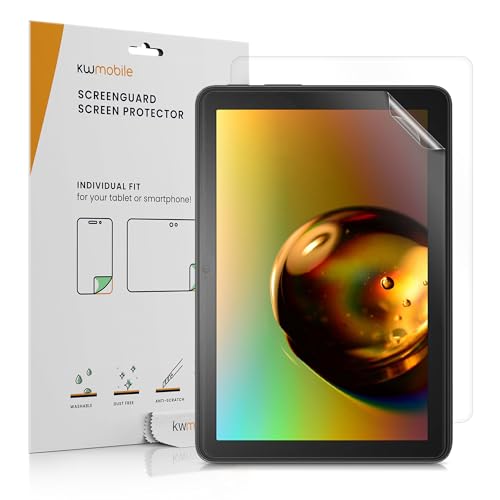 kwmobile 2X Tablet Schutzfolie kompatibel mit Amazon Fire HD 10 (13th Gen, 2023) Folie - Full Screen Protector - Tablet Displayfolie entspiegelt von kwmobile