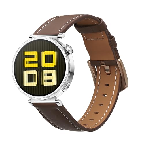 kwmobile Armband kompatibel mit Huawei Watch GT5 41mm / GT5 Pro 42mm - Echtleder Fitnesstracker Sportarmband Band von kwmobile