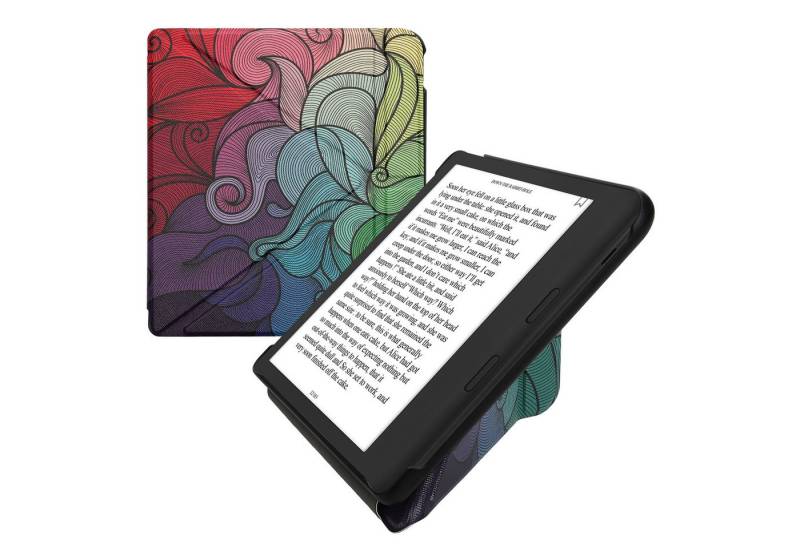 kwmobile E-Reader-Hülle Hülle für Kobo Kobo Libra Colour / Tolino Vision Color, Kunstleder eReader Schutzhülle - Flip Cover Case von kwmobile