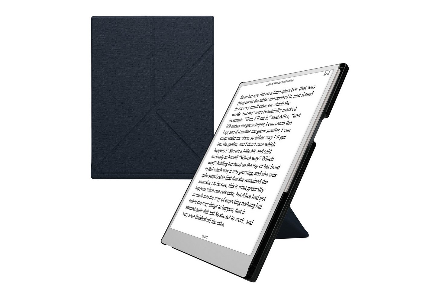 kwmobile E-Reader-Hülle Schutzhülle für Remarkable Paper Pro Hülle, Kunstleder Case für Tablet mit Standfunktion Cover mit Stylushalter von kwmobile