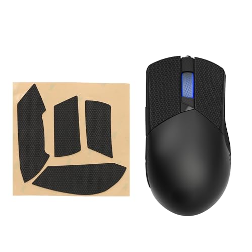 kwmobile Gaming Maus Grip Tape kompatibel mit ASUS ROG Gladius III Maus - Rutschfestes Griffband für PC Maus - Schwarz von kwmobile