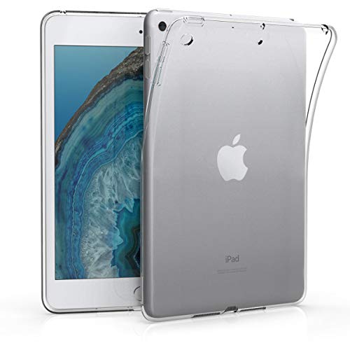 kwmobile Hülle kompatibel mit Apple iPad Mini 5 (2019) Hülle - weiches TPU Silikon Case transparent - Tablet Cover Transparent von kwmobile