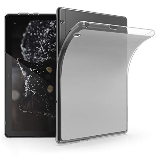 kwmobile Hülle kompatibel mit Huawei MediaPad T5 10 Hülle - weiches TPU Silikon Case transparent - Tablet Cover Transparent von kwmobile