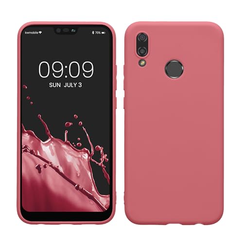 kwmobile Hülle kompatibel mit Huawei P20 Lite Hülle - weiches TPU Silikon Case - Cover geeignet für kabelloses Laden - Dark Rose kwmobile Hülle kompatibel mit Huawei P20 Lite Hülle - weiches TPU Silikon Case - Cover geeignet für kabelloses Laden - Dark Rose von kwmobile
