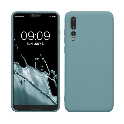 kwmobile Hülle kompatibel mit Huawei P20 Pro Hülle - weiches TPU Silikon Case - Cover geeignet für kabelloses Laden - Antique Stone von kwmobile