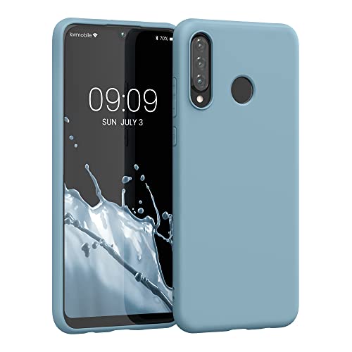 kwmobile Hülle kompatibel mit Huawei P30 Lite Hülle - weiches TPU Silikon Case - Cover geeignet für kabelloses Laden - Antique Stone von kwmobile