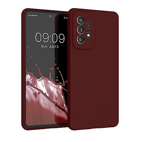 kwmobile Hülle kompatibel mit Samsung Galaxy A53 5G Hülle - Silikon Handy Case - Handyhülle weiche Oberfläche - kabelloses Laden - Tawny Red kwmobile Hülle kompatibel mit Samsung Galaxy A53 5G Hülle - Silikon Handy Case - Handyhülle weiche Oberfläche - kabelloses Laden - Tawny Red von kwmobile