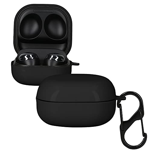 kwmobile Hülle kompatibel mit Samsung Galaxy Buds 2 Pro/Buds 2 / Buds Live Hülle - TPU Case - Schutzhülle für Kopfhörer - Cover in Schwarz von kwmobile