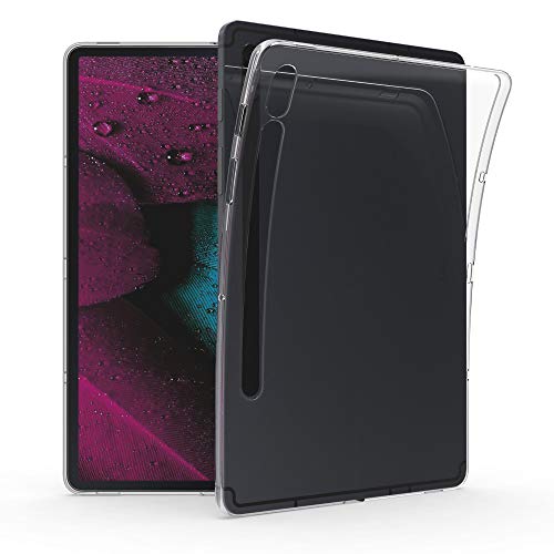 kwmobile Hülle kompatibel mit Samsung Galaxy Tab S8 / Galaxy Tab S7 Hülle - weiches TPU Silikon Case transparent - Tablet Cover Transparent von kwmobile