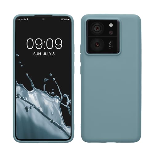 kwmobile Hülle kompatibel mit Xiaomi 13T / 13T Pro Hülle - weiches TPU Silikon Case - Cover geeignet für kabelloses Laden - Antique Stone von kwmobile